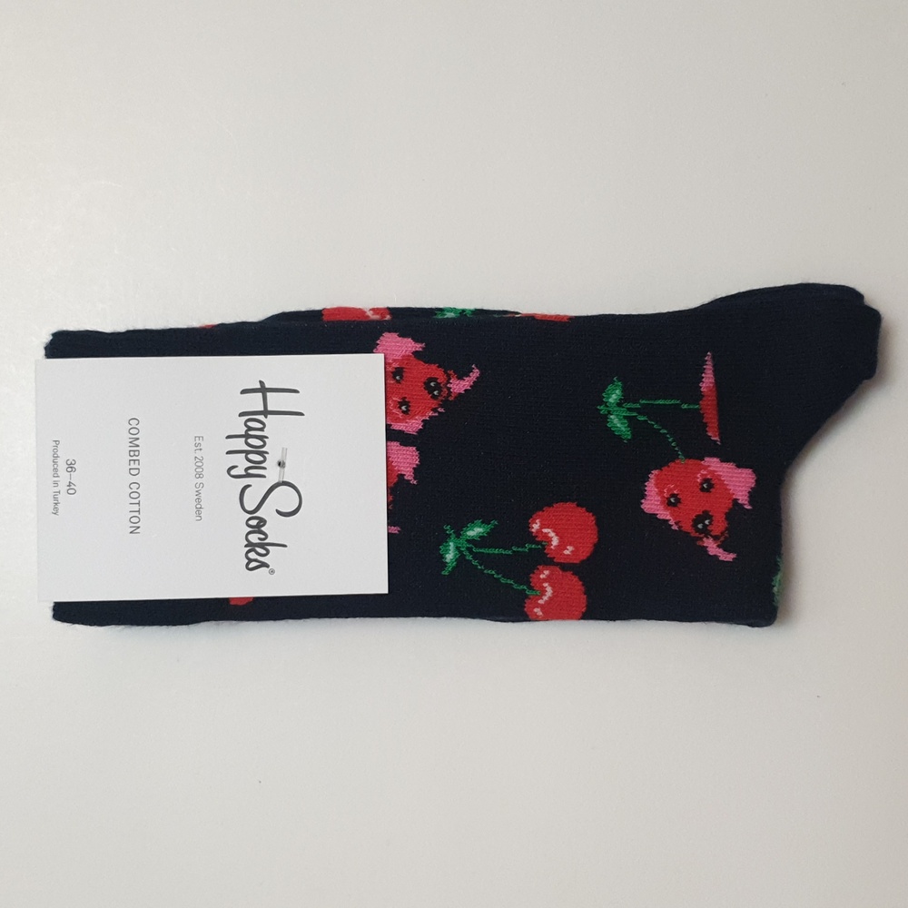 Happy Socks Women Socks EU 36-40, US 5.5 - 9.5 Brand New Combed Cotton #56 - Picture 2 of 4